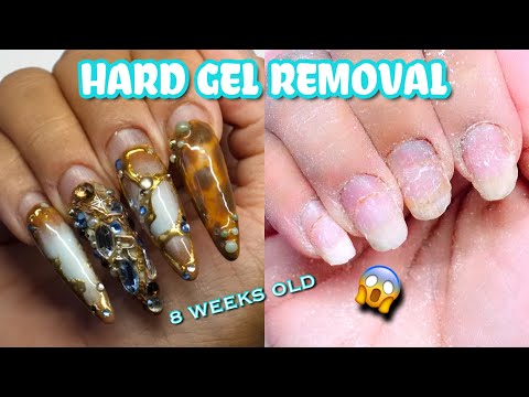 Видео: Сними мои 8-недельные ногти вместе со мной