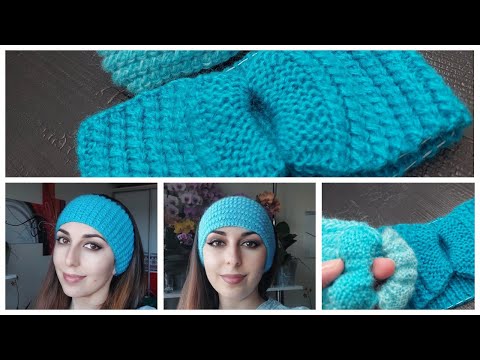 Видео: Вязаная повязка не растянется и не будет спадать Полезные советы
