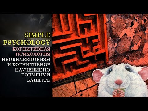 Видео: Когнитивная психология мышления #80. Необихевиоризм и когнитивное научение по Толмену и Бандуре.