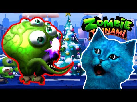 Видео: НОВОГОДНИЕ ПРИКЛЮЧЕНИЯ ЗОМБИ / КТО БЫСТРЕЕ В ИГРЕ ZOMBIE TSUNAMI / КОТЁНОК ЛАЙК