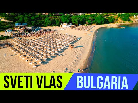 Видео: Солнечный Берег - Свети Влас: СТАРТ Сезона Прогулка Болгария Пляж, Отели, Море (Walking Sunny beach)