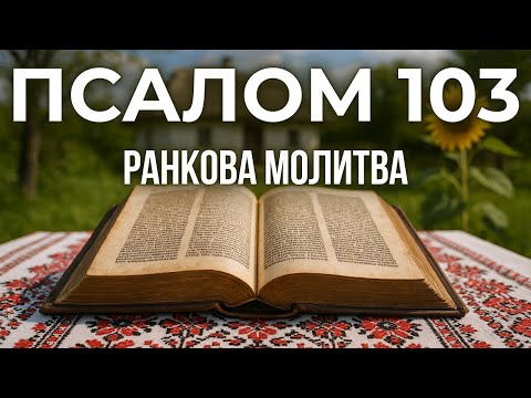 Видео: 9 ЖОВТНЯ ПСАЛОМ 103(102) | Благослови душе моя ГОСПОДА | Надія,радість і мир доступні прямо зараз.