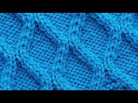 Видео: "Объёмные ромбы " Красивый узор спицами для жилета, кардигана,свитера.