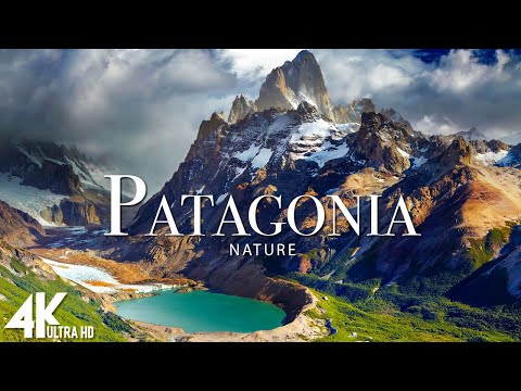 Видео: Полет по Патагонии (4K UHD) - Расслабляющая музыка вместе с красивыми видеороликами - 4K Видео HD
