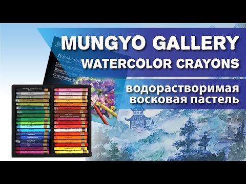 Видео: Восковая водорастворимая пастель Mungyo Gallery: плюсы и минусы
