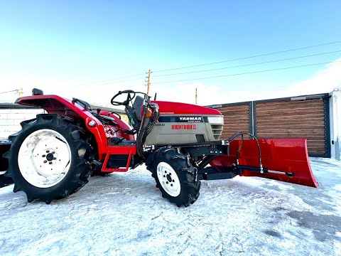 Видео: Самодельный отвал на японский минитрактор YANMAR AF-24