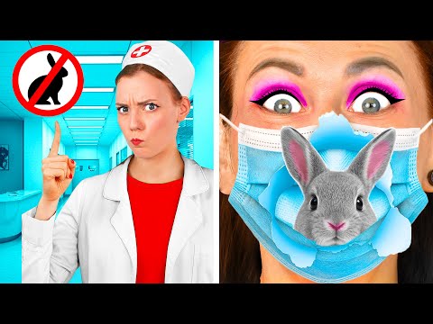 Видео: Как Пронести Животных в Больницу от Best Funny Challenges