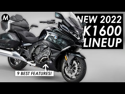 Видео: Представлена ​​новая линейка BMW K1600 2022 года: 9 лучших особенностей! (Bagger, Grand America, ...