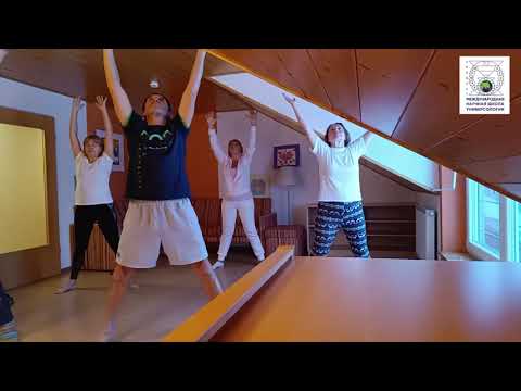 Видео: Практика БАЛАНС 4-х СТИХИЙ, 5-я Ступень (из 6-ти) на межд.Форуме МаЭД  в г.Эглофс, Германия