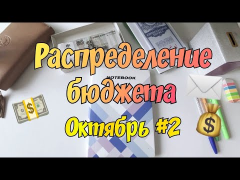 Видео: Распределение денежных средств по конвертам. Октябрь № 2