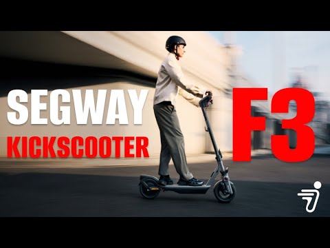 Видео: Электросамокат Segway Ninebot F3. Классный двухподвес для города.