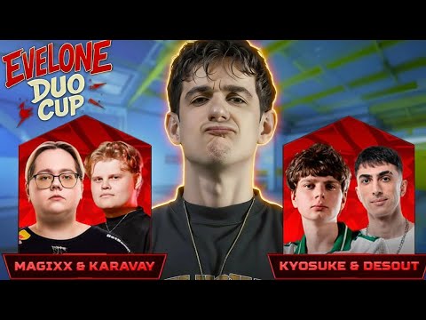 Видео: ЭВЕЛОН НОВЫЙ ТУРНИР 2 на 2 КС2 #4 / КИОСУКЕ и ДЕСАУТ vs КАРАВАЙ и МЕДЖИКС / EVELONE CS2 KYOUSUKE