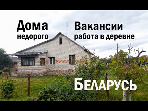 Видео: Дома недорого в Брестской области. Вакансии и работа в деревне, агрогородке. Беларусь