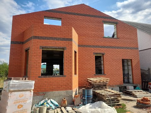 Видео: Строим дом необычным способом. Облицовка, вентиляционный зазор, утеплитель, газобетон.