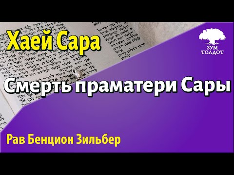 Видео: Глава Хаей Сара. Рав Бенцион Зильбер
