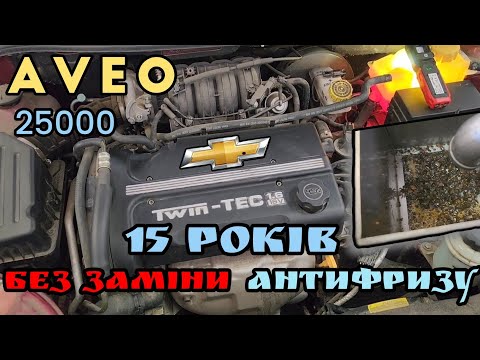 Видео: Chevrolet Aveo / Opel Astra G // 15 років БЕЗ заміни антифризу. Які наслідки?