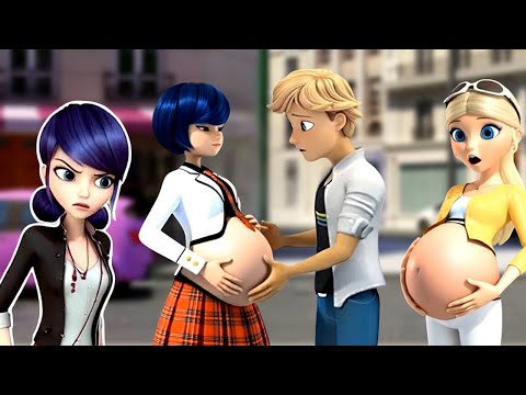 Видео: Sims 4🐞Чудесные Кагами и Хлоя беременны 👶🍼Роман Леди Баг и Кота Нуара❤️