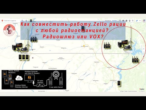 Видео: Как совместить Zello рацию с любой радиостанцией? Радиошлюз или VOX? (Subtitles)