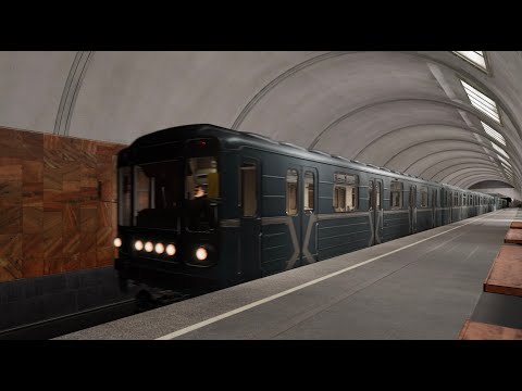 Видео: Subtransit Drive Калининская линия Третьяковская - Новокосино - Новогиреево 81-717/714