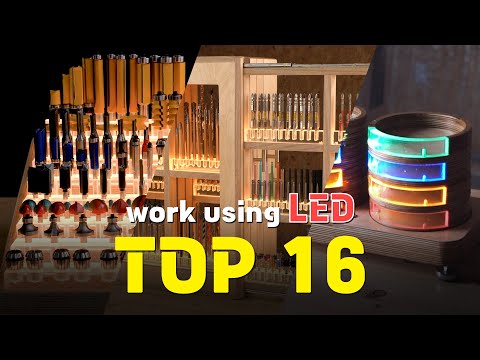Видео: Подборка 16 лучших светодиодных работ / DIY / Compilation
