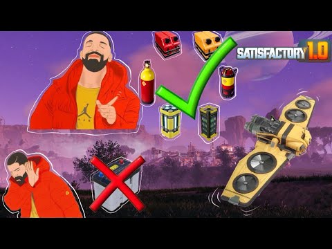 Видео: Satisfactory 1.0 Дроны-взгляд с новой стороны!