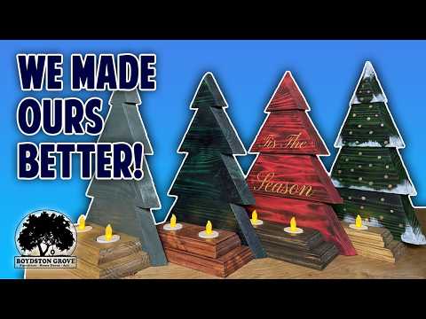 Видео: Как сделать лучшую деревянную рождественскую елку!