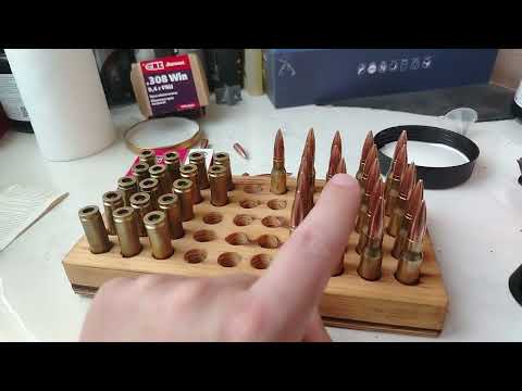 Видео: БПЗ 308win 9.4г. Релоадинг.  Самый дешевый патрон для тренировок!