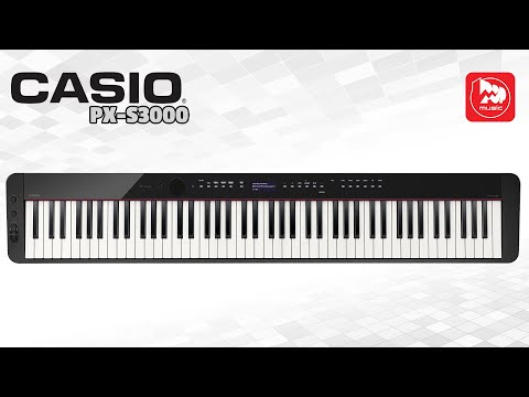Видео: Цифровое пианино CASIO PX-S3000 ( продвинутое пианино с автоаккомпанементом)