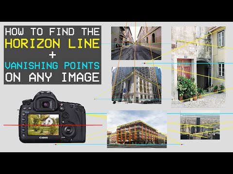 Видео: Найдите линию горизонта и точки схода на ЛЮБОМ изображении...