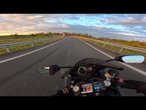 Видео: Вечерний мототрип по магистрали Батуми - Поти | Suzuki GSX R600