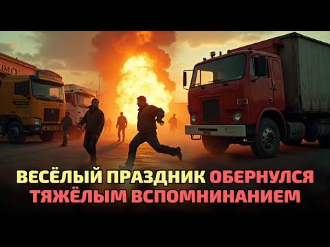 Видео: История из 90-х: морпех снёс коробейника прямо с подножки КАМАЗа
