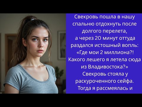 Видео: «Где мои 2 миллиона?!» Свекровь прилетела из Владивостока и сразу полезла в мой сейф.