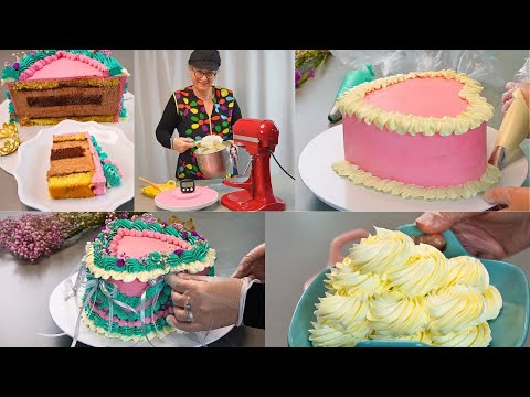 Видео: Приготовьте ПРОФЕССИОНАЛЬНЫЕ торты дома по простым рецептам! Начинка и крем! Все в одном видео!