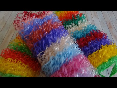 Видео: Самая красивая и пушистая мочалка. МК для начинающих.