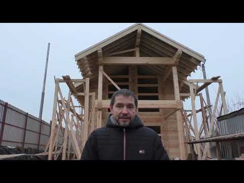 Видео: Три дома из профилированного бруса и одно ДТП за один день