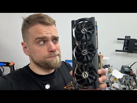 Видео: RTX3080 потухла из-за кривого охлада! 🥵#happypc