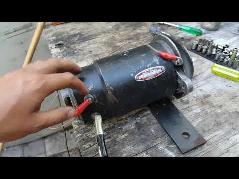 Видео: Тест вращения автомобильного генератора (тест двигателя)