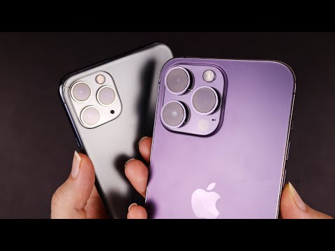 Видео: ПЕРВЫЙ PRO АЙФОН против ПОСЛЕДНЕГО - iPhone 11 PRO MAX vs iPhone 14 PRO MAX Сравнение