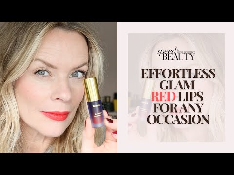 Видео: Гламурные красные губы для любого случая | Speed ​​Beauty