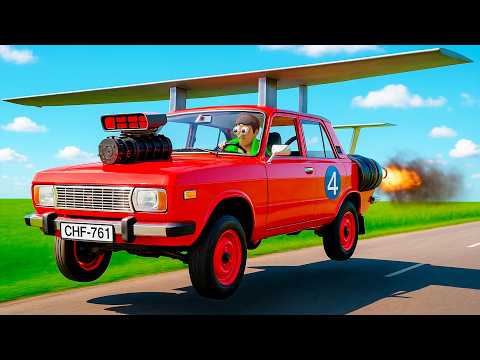 Видео: СДЕЛАЛ ИЗ МАШИНЫ САМОЛЕТ ВЫЖИВАНИЕ В The Long Drive