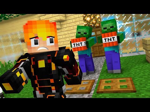 Видео: ВЗОРВАЛ ШАХТУ С ЗОМБИ-ТРОЛИНГ. ВЫЖИВАНИЕ НУБА В МАЙНКРАФТ, МУЛЬТИК. #56