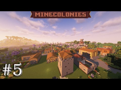 Видео: Колонисты снова все испортили! Строю ферму и хижину скотовода в MineColonies 😂