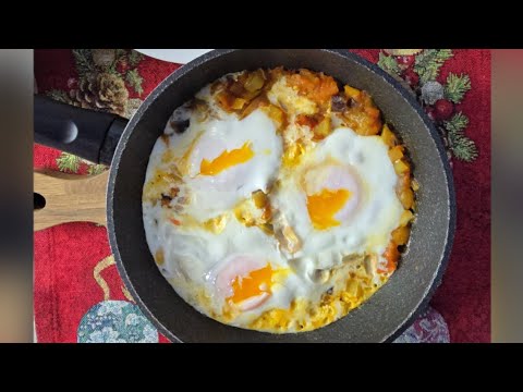 Видео: Шакшука 🍅  рецепт приготовления 🍆 Мукбанг 🍲 еда