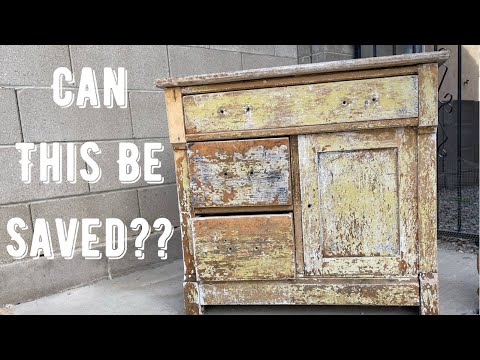 Видео: Экстремальная антикварная мебель: из мусора в сокровища / Конкурс «Гадкий утёнок» 2022 / Работа с...