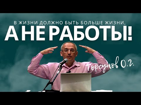 Видео: В жизни должно быть больше жизни, а не работы! Торсунов лекции