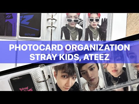 Видео: ☆ photocard organisation | небольшая организация карт stray kids ot8, twochan, hongjoong