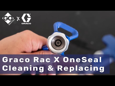 Видео: Безвоздушный краскопульт Graco разбрызгивает краску? Как очистить и заменить герметик Graco Rac X...