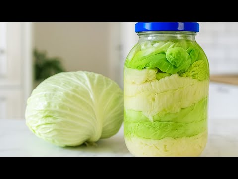 Видео: КВАШЕНАЯ капуста на ГОЛУБЦЫ ( крыжалки ). Простой способ квашения листьев капусты.