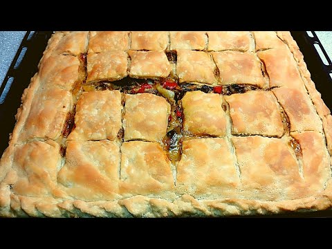 Видео: Грибной пирог постный 🍄🍄🍄 / Греческая кухня / Просто и вкусно 😋