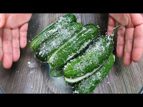 Видео: Огурцы по-корейски. Кимчи из огурцов - это по корейски вкусно! Рецепт из Южной Кореи.